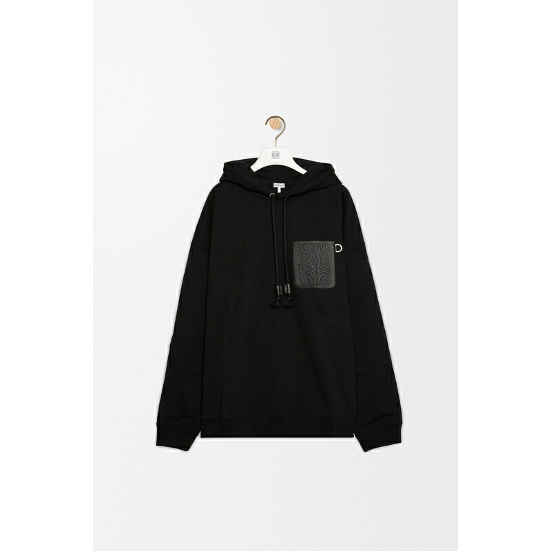 【24AW NEW】LOEWE / レザーパッチポケット付きパーカー / 2色 ルック】「ロエベ」2024-25年秋冬メンズ・コレクション - WWDJAPAN