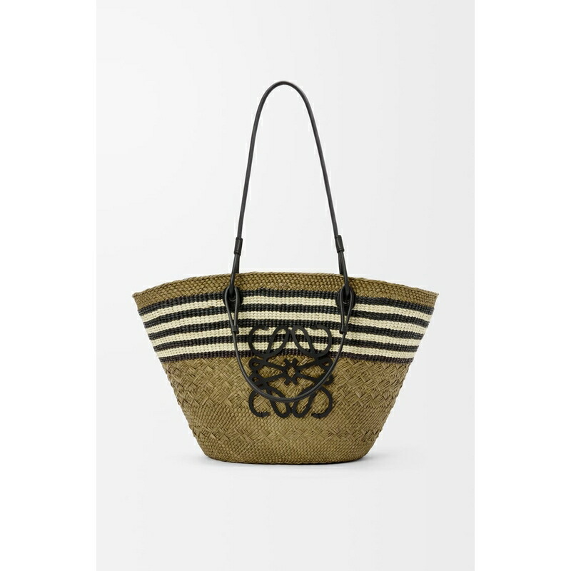 ✨極美品✨LOEWE ロエベ かごバック アナグラム バスケット ミディアム LOEWE - 《美品》国内正規品LOEWEバスケットバッグ ミディアム