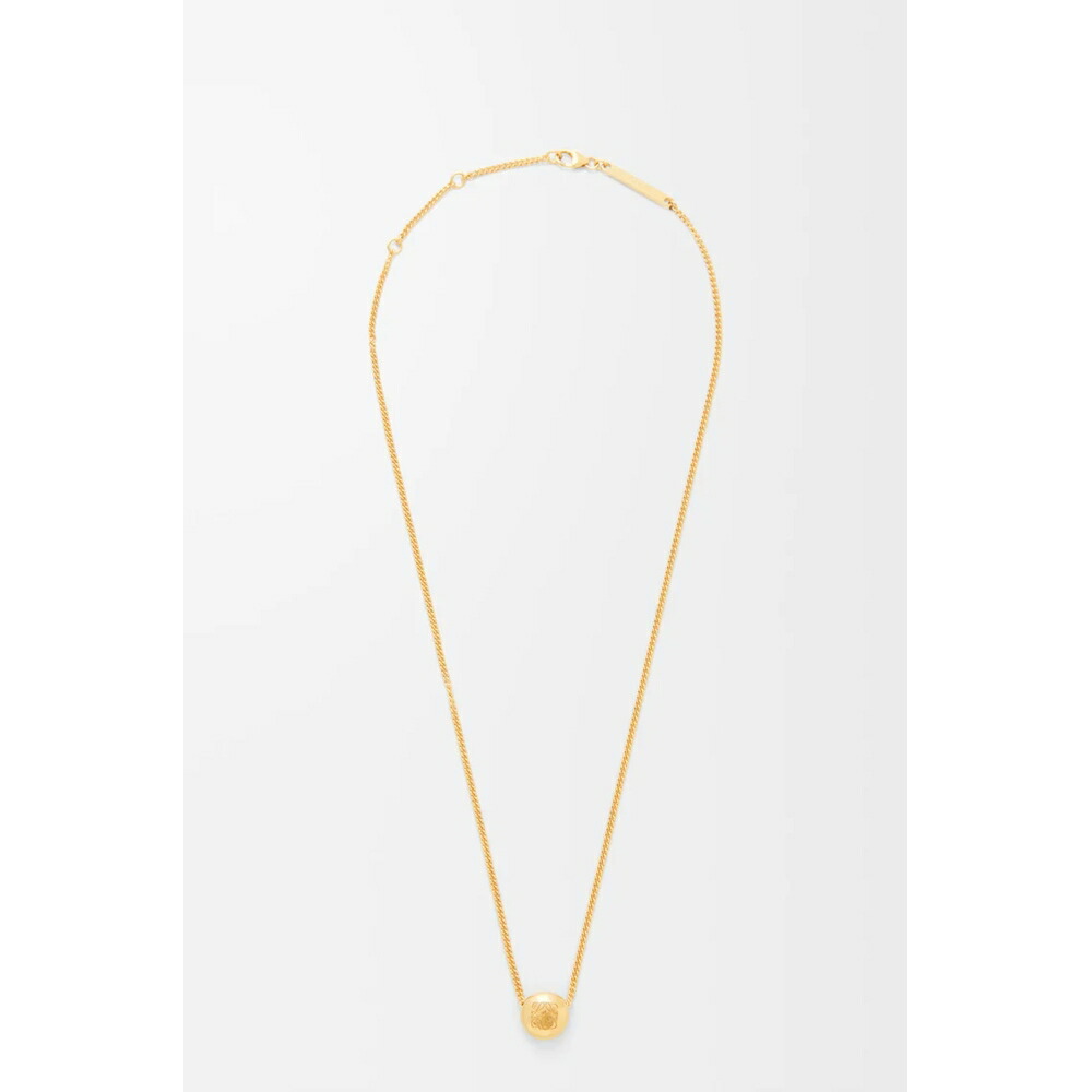 LOEWE ロエベ アナグラム キューブ ネックレス ゴールド　ヴィンテージ LOEWE ロエベ アナグラム キューブ チェーン ネックレス