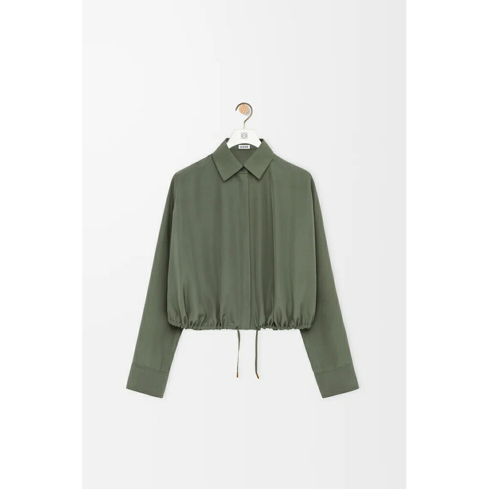 定価13万円✨ロエベ アシンメトリー パッチワーク 長袖シャツ ロエベ LOEWE H526337X92 パッチワークアシンメトリー長袖シャツ