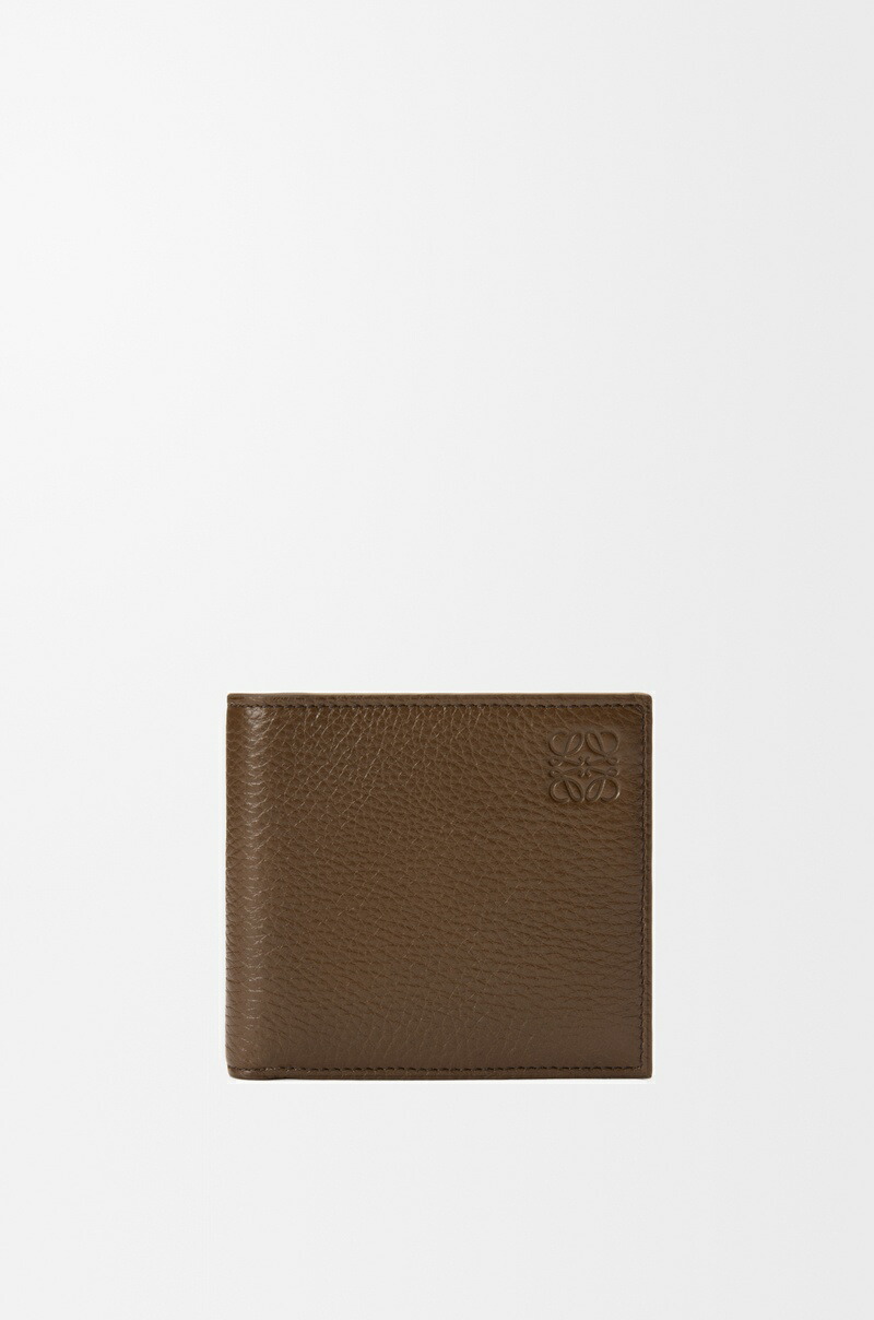 ロエベ LOEWE 2025秋冬メンズ バイフォールド ウォレット 紙入れ（ディア）【凍原 】【貨物輸送無料】【置き目品】