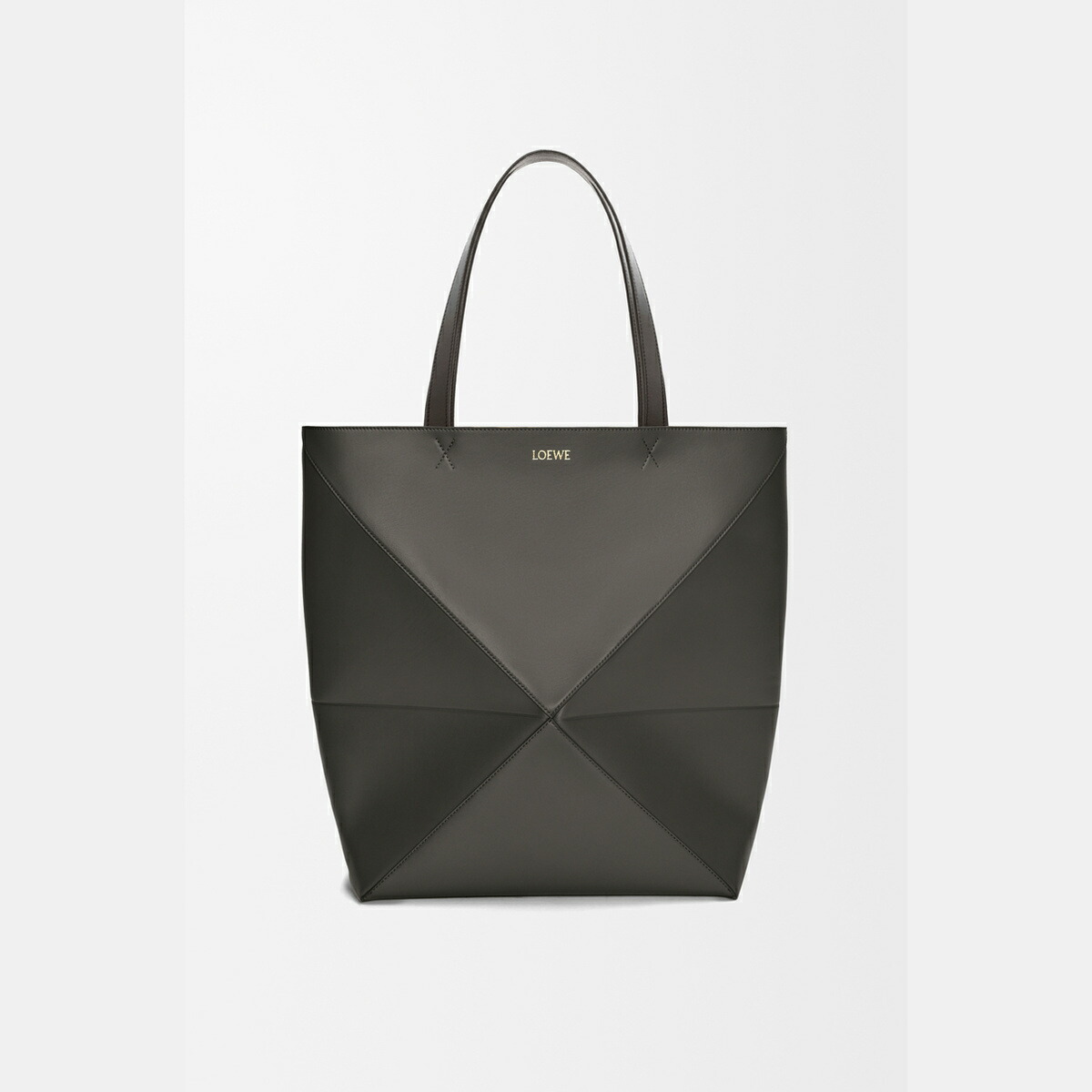 ロエベ LOEWE 2025秋冬メンズ パズルフォルド トート XL（シャイニーカーフ）【暗然たる薄墨色 】【貨物輸送無料】【定め事品】