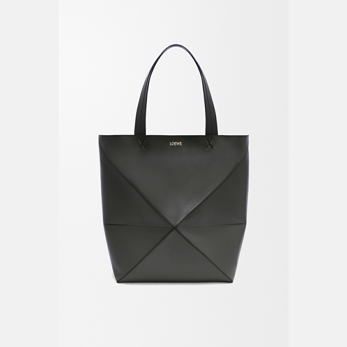 ロエベ LOEWE 2025秋冬メンズ パズルフォルド トート XL（シャイニーカーフ）【黒いこと 】【貨物輸送無料】【定め事品】