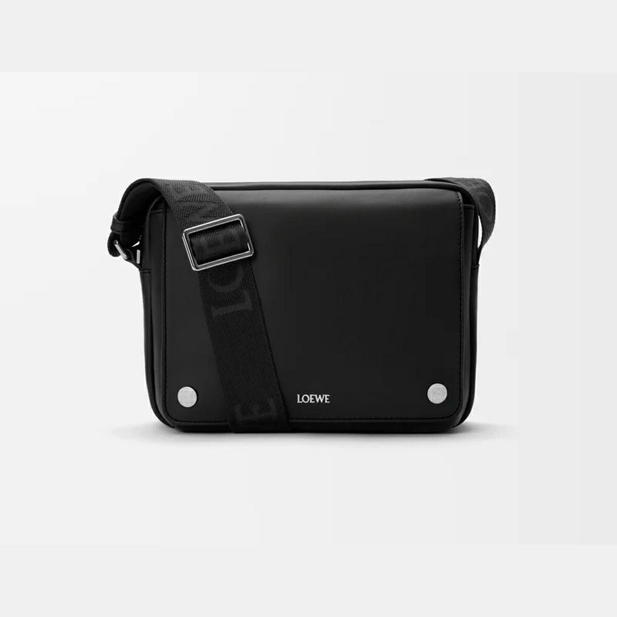 ロエベ LOEWE 2025秋冬メンズ ペブル 伝達人御徒面子 並み並み（スムースカーフ）【黒いこと 】【貨物輸送無料】【定め事品】