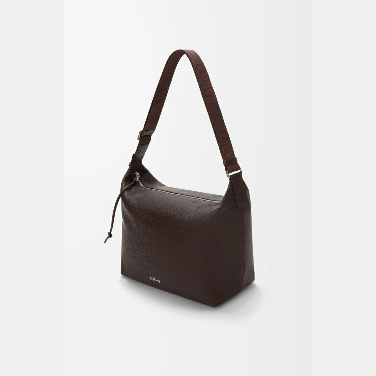 ロエベ LOEWE 2025秋冬メンズ キュービィ クロスボディバッグ（サプルグレインカーフ）【オックスブラッド 】【送料無料】【正規品】