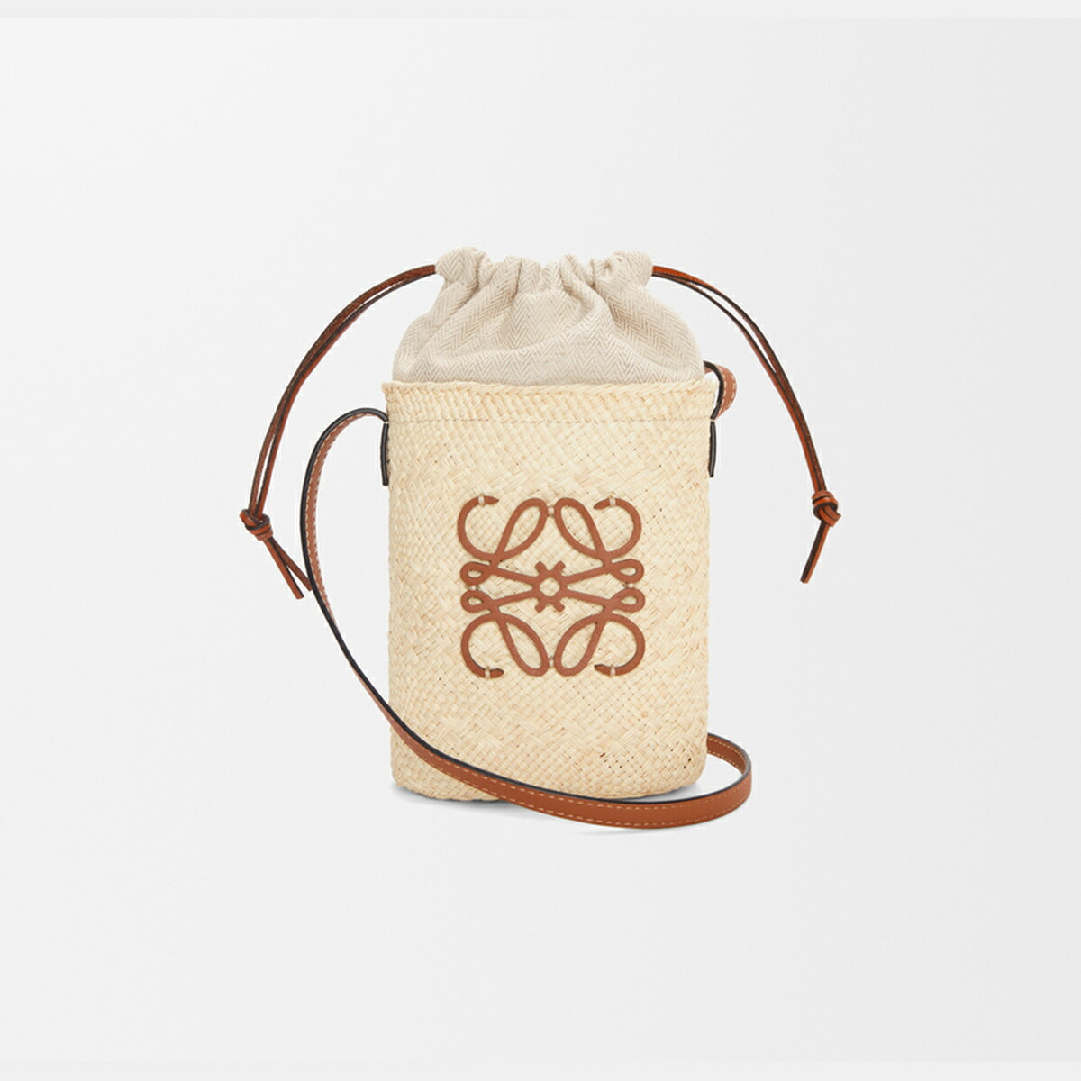 ロエベ LOEWE 2025秋冬メンズ 真四角 隠し（イラカヤシ\u0026子ウシ）【自然的/タン 】【貨物輸送無料】【定め事品】