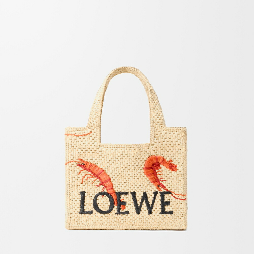 ロエベ LOEWE 2026春夏レディース ロエベフォント トート ミニ 御徒面子【自然的/オレンジ色 】【貨物輸送無料】【置き目品】