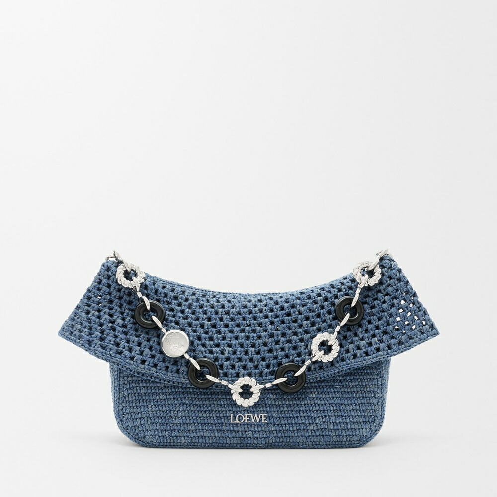 ロエベ LOEWE 2026春夏レディース オラ 御徒面子 並み並み【ジーンズ青碧 】【貨物輸送無料】【定まり品】
