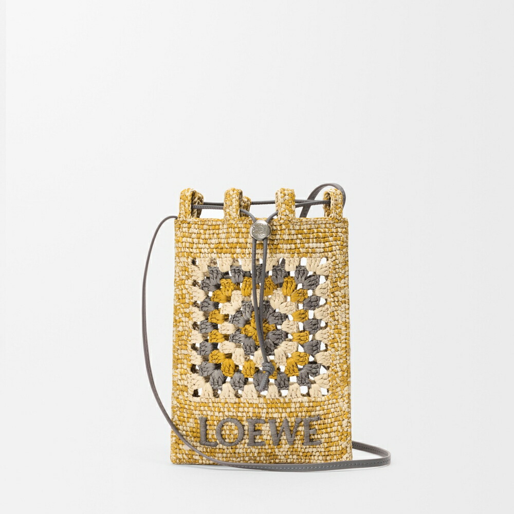 ロエベ LOEWE 2026春夏メンズ ドローストリング 隠し【パール薄墨色/洋芥子 】【貨物輸送無料】【定め事品】