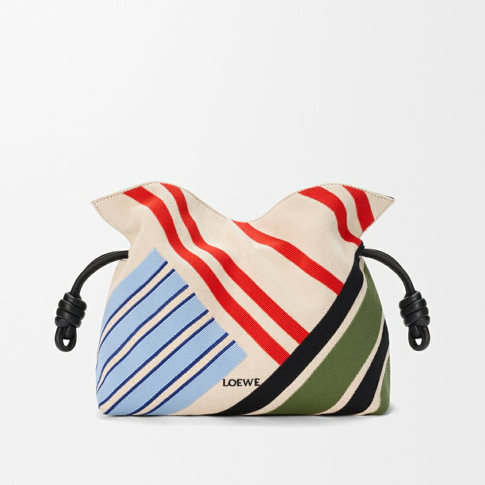 ロエベ LOEWE 2026秋冬レディース フラメンコクラッチ ミディアム エンブロイダリーキャンバス【エクリュ/マルチカラー 】【送料無料】【正規品】|ブランドバッグ・雑貨CELEBRITY