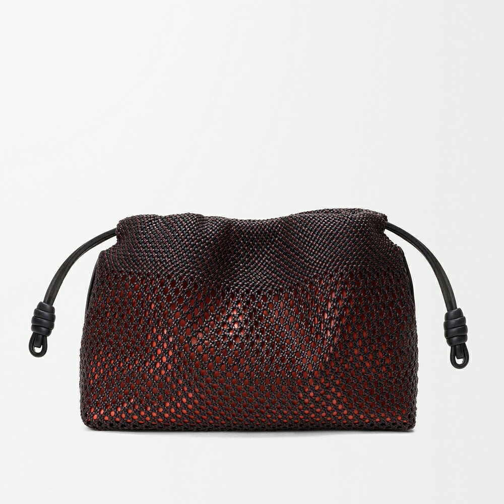 ロエベ LOEWE 2026秋冬レディース フラメンコパース ミディアム ウーブンナパラム【ブラック/バーガンディー 】【送料無料】【正規品】｜ブランドバッグ・雑貨CELEBRITY