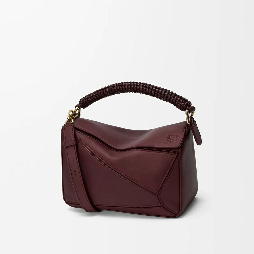 ロエベ LOEWE 2026秋冬レディース パズルバッグ スモール スムースカーフandナパラム【ダークバーガンディ 】【送料無料】【正規品】｜ブランドバッグ・雑貨CELEBRITY