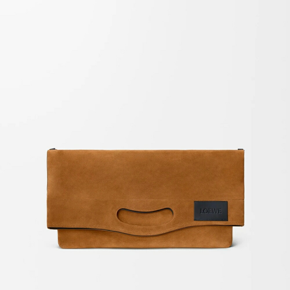 ロエベ LOEWE 2026秋冬メンズ ボブ フォールデッド トート スエード【タバコ 】【送料無料】【正規品】|ブランドバッグ・雑貨CELEBRITY