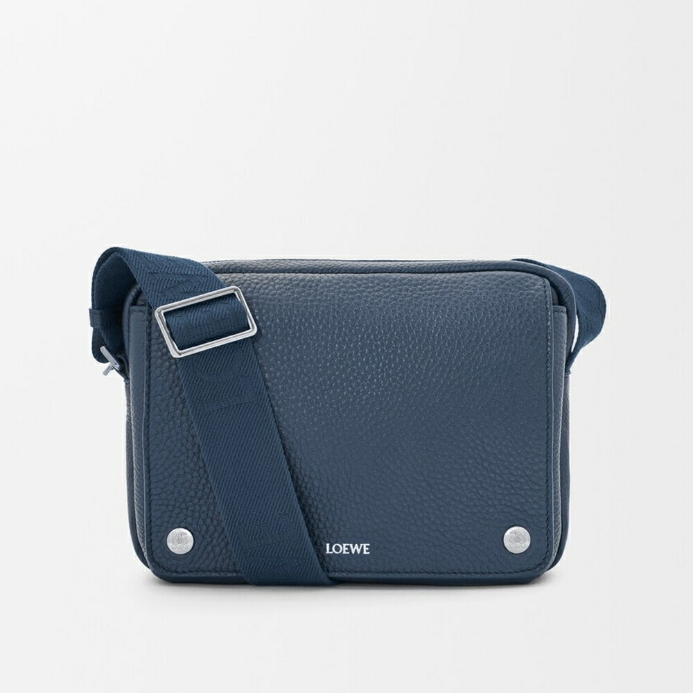 ロエベ LOEWE 2026春夏メンズ ペブル メッセンジャーバッグ ミディアム【インディゴダイ 】【送料無料】【正規品】