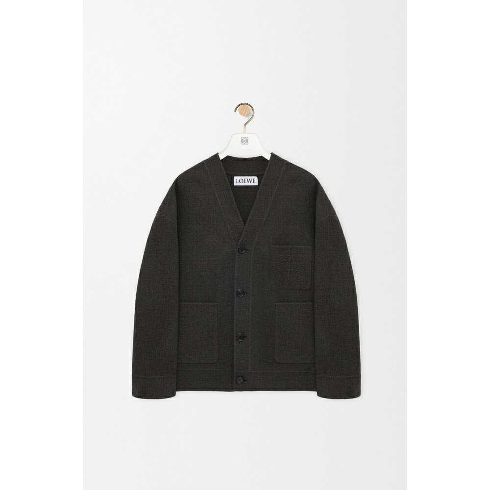 ロエベ LOEWE 2026春夏メンズ ジレー【カーキ赤銅色/青碧 】【貨物輸送無料】【定め事品】