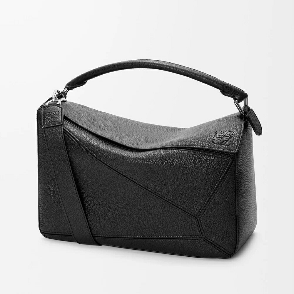 ロエベ LOEWE 2026春夏メンズ パズルバッグ ラージ【ブラック 】【送料無料】【正規品】