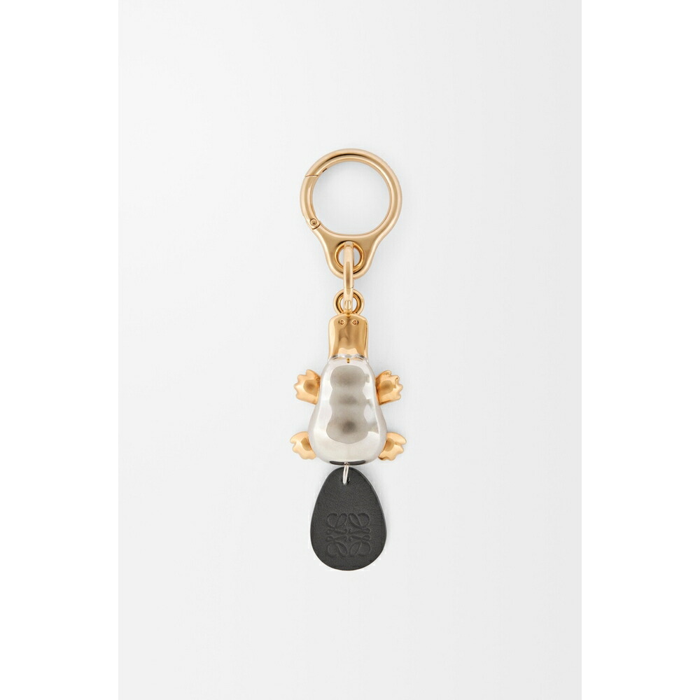 ロエベ LOEWE 2026春夏メンズ プラティパス キーホルダー【シルバー/ゴールド 】【送料無料】【正規品】