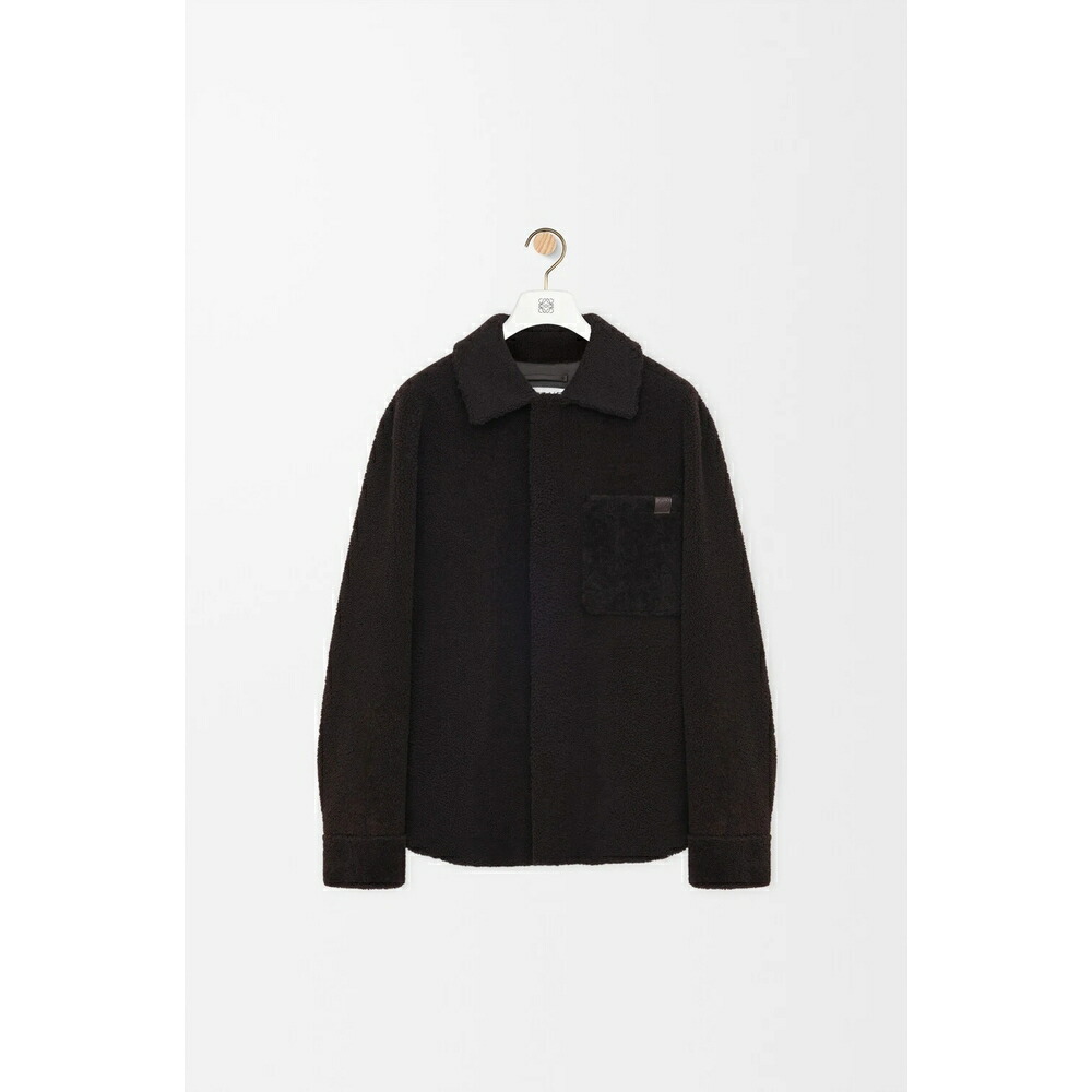 ロエベ LOEWE 2026春夏メンズ オーバーシャツ【Dark Brown/Dark Brown 】【送料無料】【正規品】