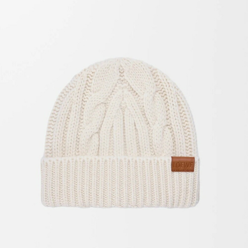 楽天市場】LOEWE ロエベ Wool Beanie ニット帽 ウール ビーニー