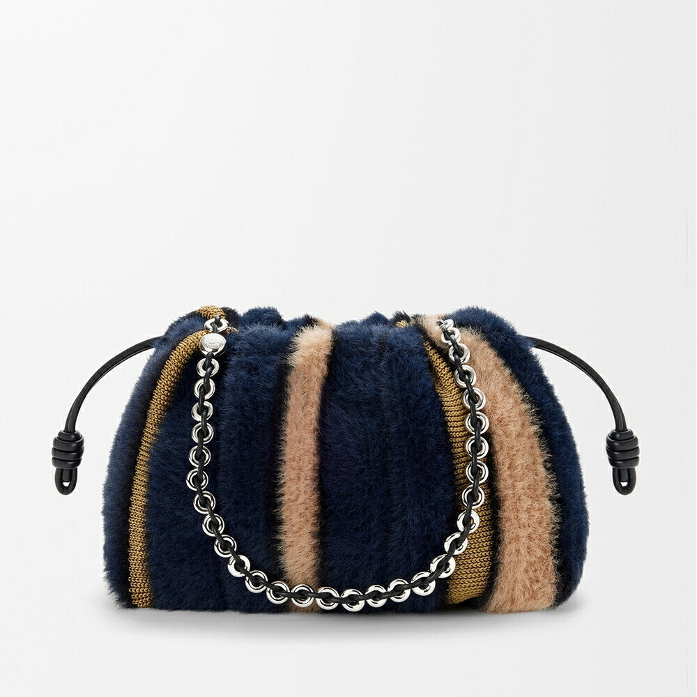 ロエベ LOEWE 2026春夏レディース フラメンコ蝦蟇口 並み並み【マルチカラーディープネイビー 】【貨物輸送無料】【定まり品】