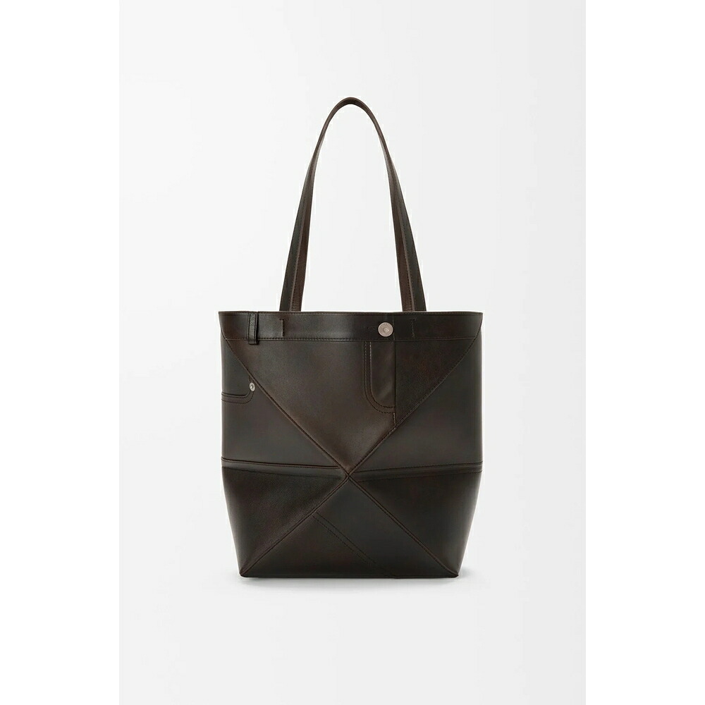 ロエベ LOEWE 2026春夏レディース パンタ パズルフォルド トート 並み並み【ヴィンテージブラウン 】【貨物輸送無料】【定め事品】
