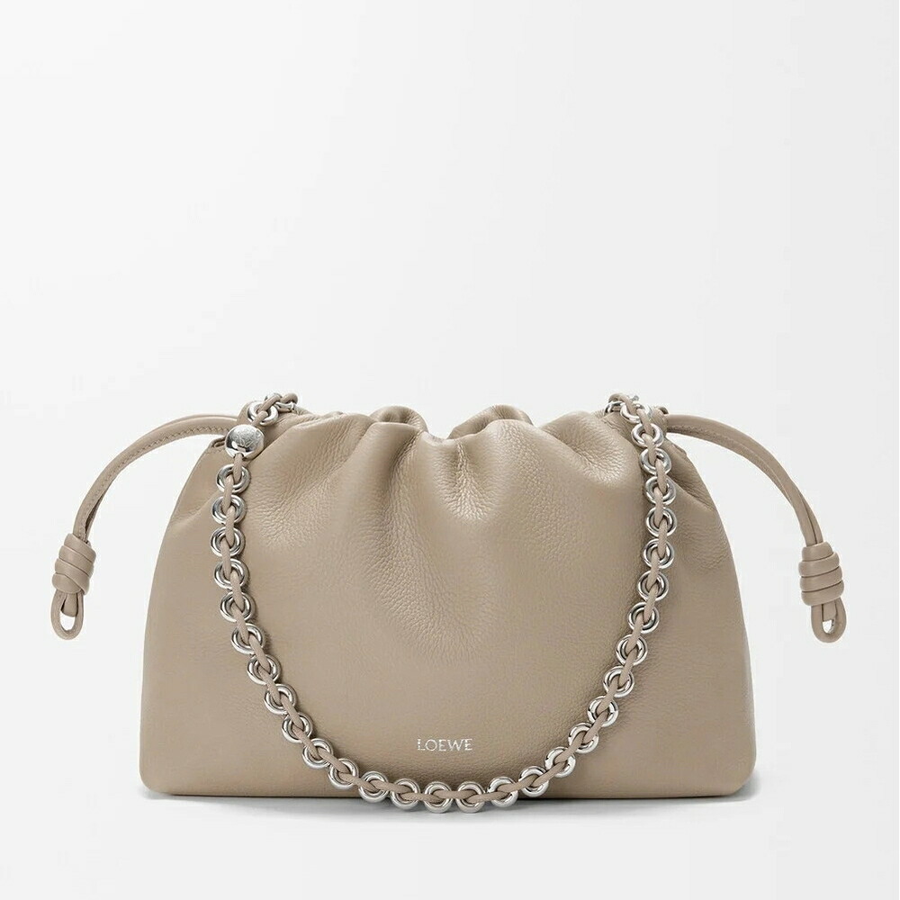 ロエベ LOEWE 2026春夏レディース フラメンコ蝦蟇口 並み並み【粘土 】【貨物輸送無料】【定まり品】