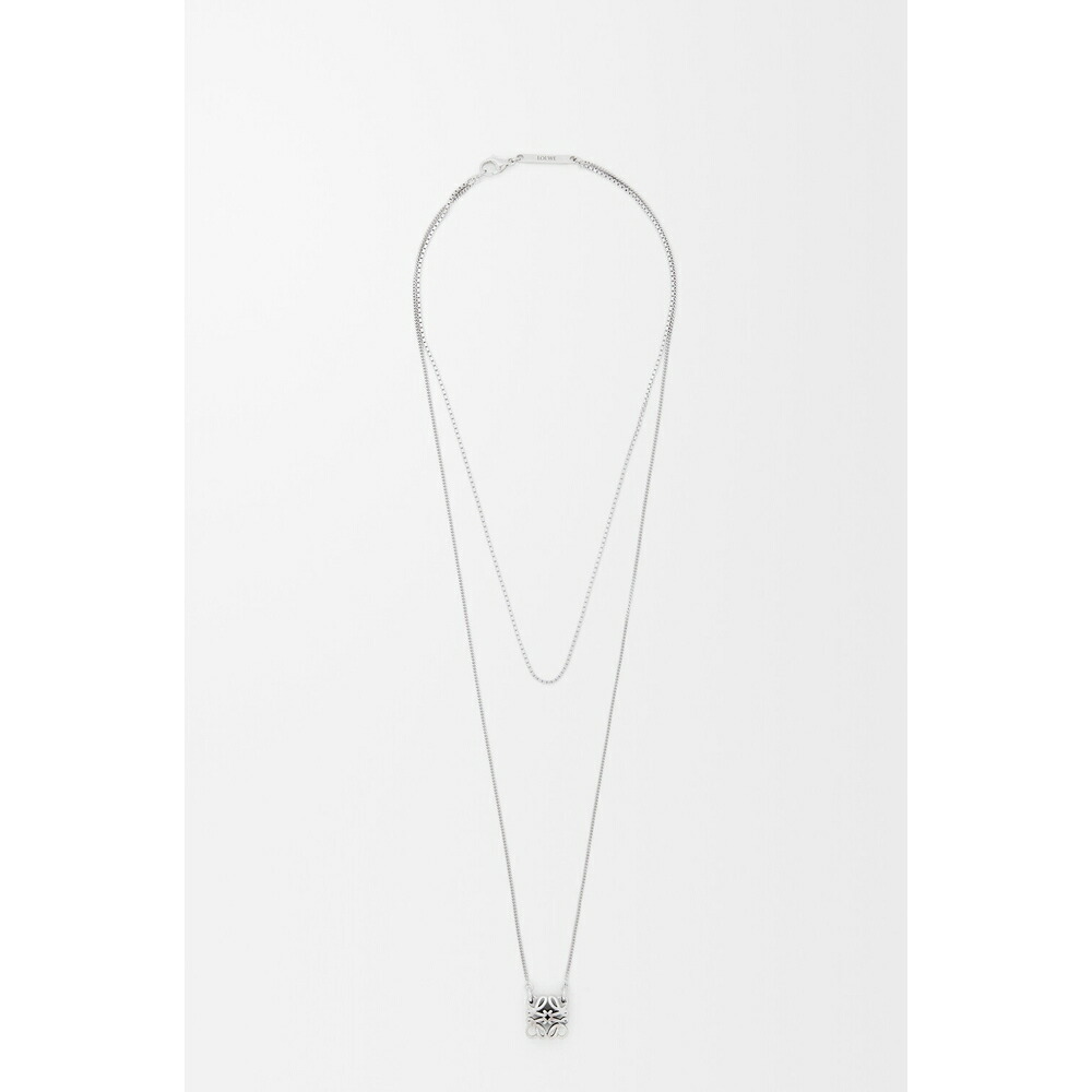 楽天市場】ロエベ ネックレス ペンダント アナグラム ペブル シルバー