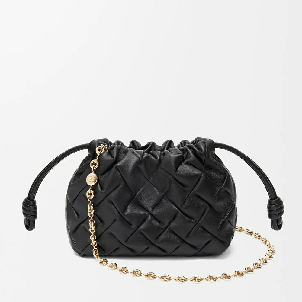 ロエベ LOEWE 2026春夏レディース フラメンコ銭入れ ミニ【黒いこと 】【貨物輸送無料】【置き目品】