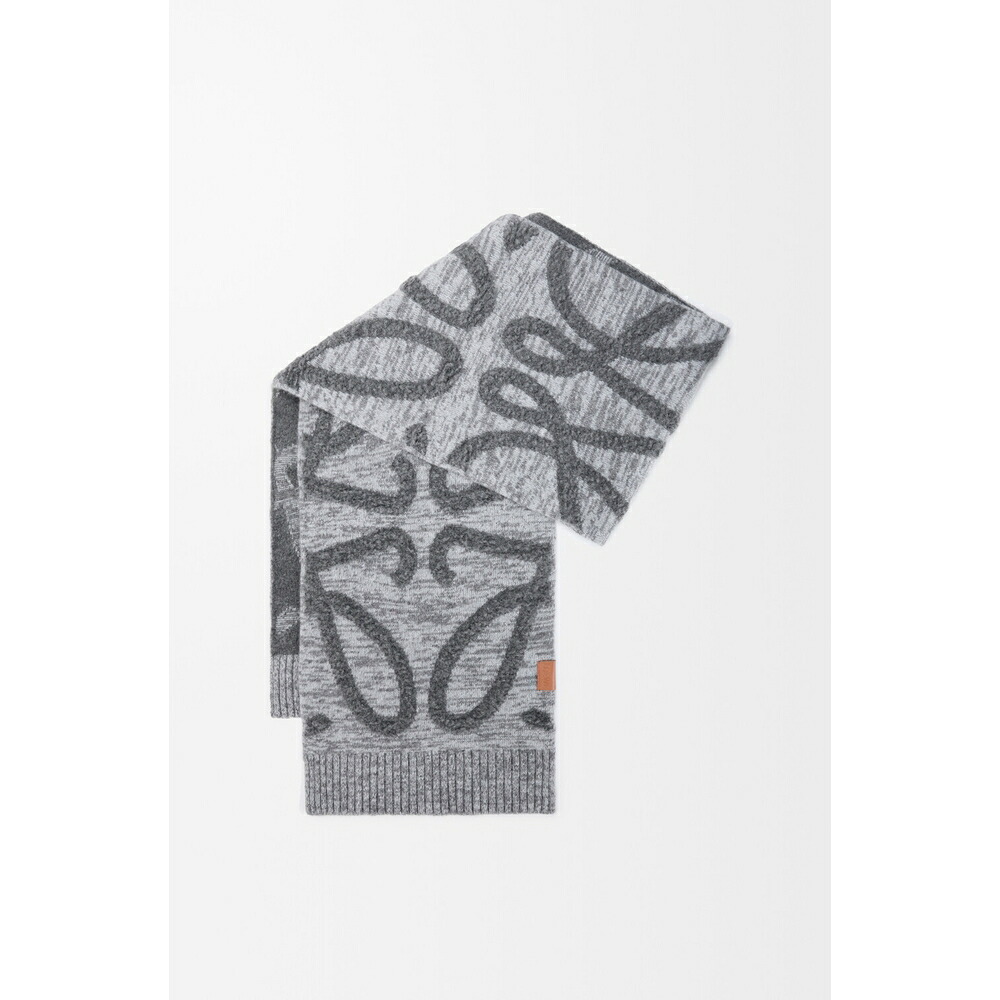 ロエベ LOEWE 2026春夏レディース えり巻き【グレーメランジ 】【貨物輸送無料】【定まり品】