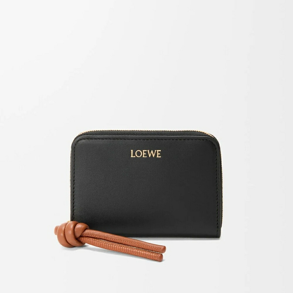 ロエベ LOEWE 2026春夏レディース ジップ コインパース【ブラック/スクワラル 】【送料無料】【正規品】