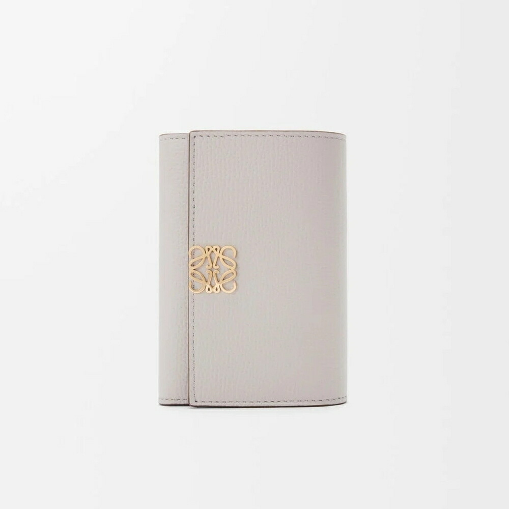 ロエベ LOEWE 2026春夏レディース アナグラム バーティカル ウォレット 財布 スモール【ライトゴースト 】【送料無料】【正規品】