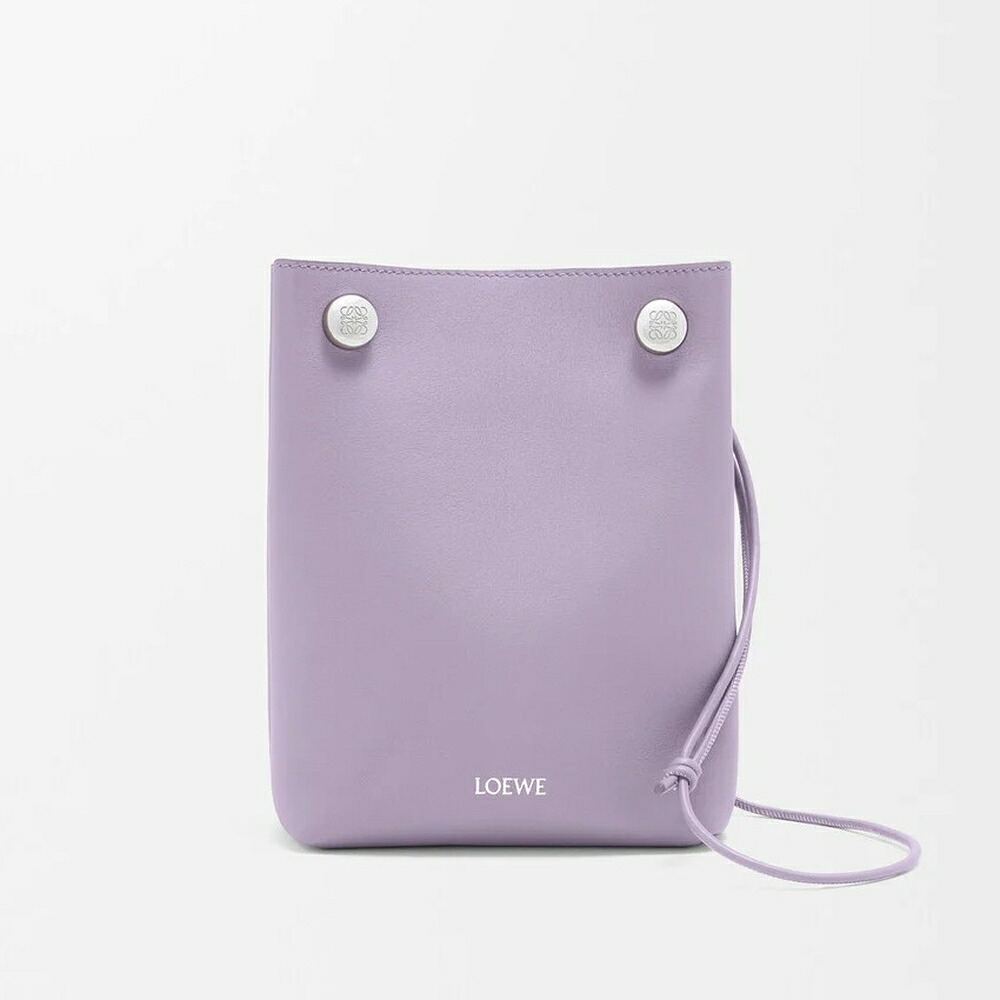 ロエベ LOEWE 2026春夏レディース ぺブル 合切袋【ダーティモーヴ 】【貨物輸送無料】【置き目品】