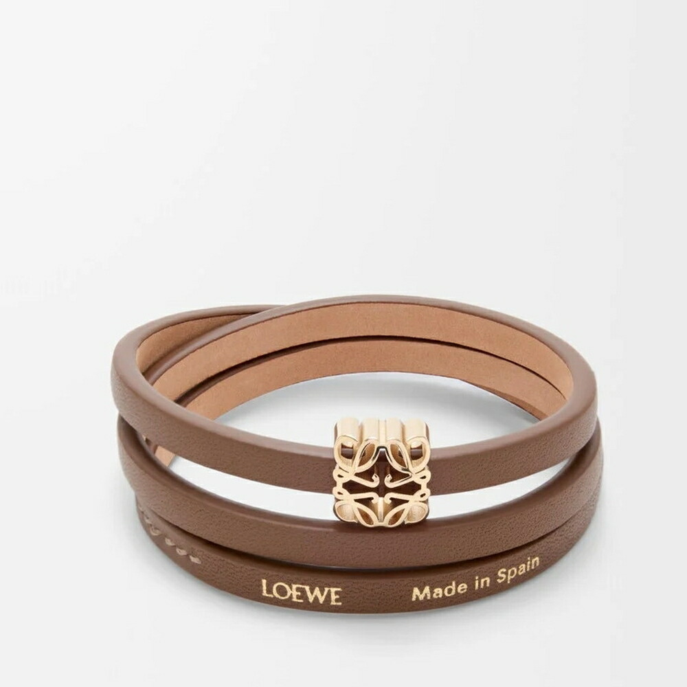LOEWE ペブル　ブレスレット Pebble bracelet in calfskin Beige - LOEWE