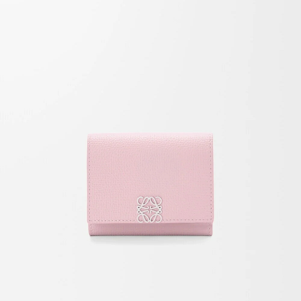 ロエベ LOEWE 2026春夏レディース アナグラム トライフォールド ウォレット 財布【ブロッサム 】【送料無料】【正規品】
