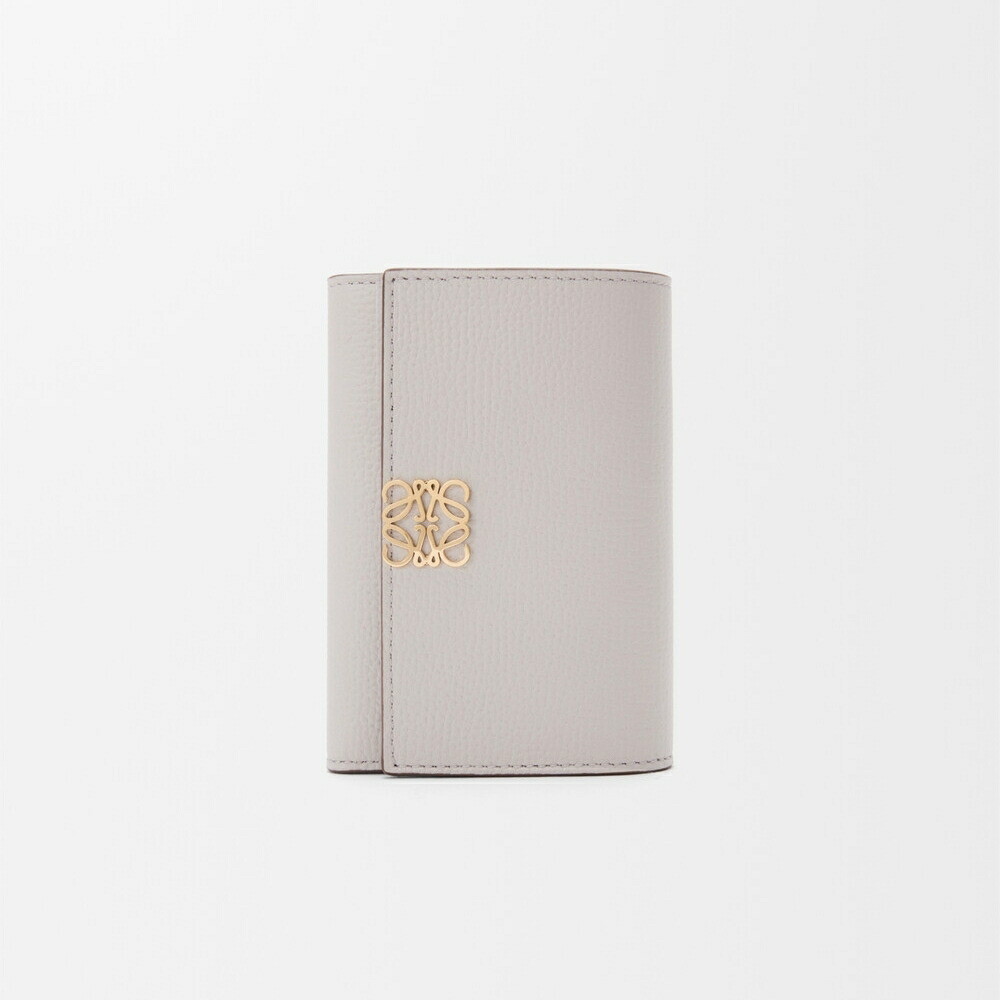 ロエベ LOEWE 2026春夏レディース アナグラム バーティカル ウォレット 財布 スモール【ライトゴースト 】【送料無料】【正規品】