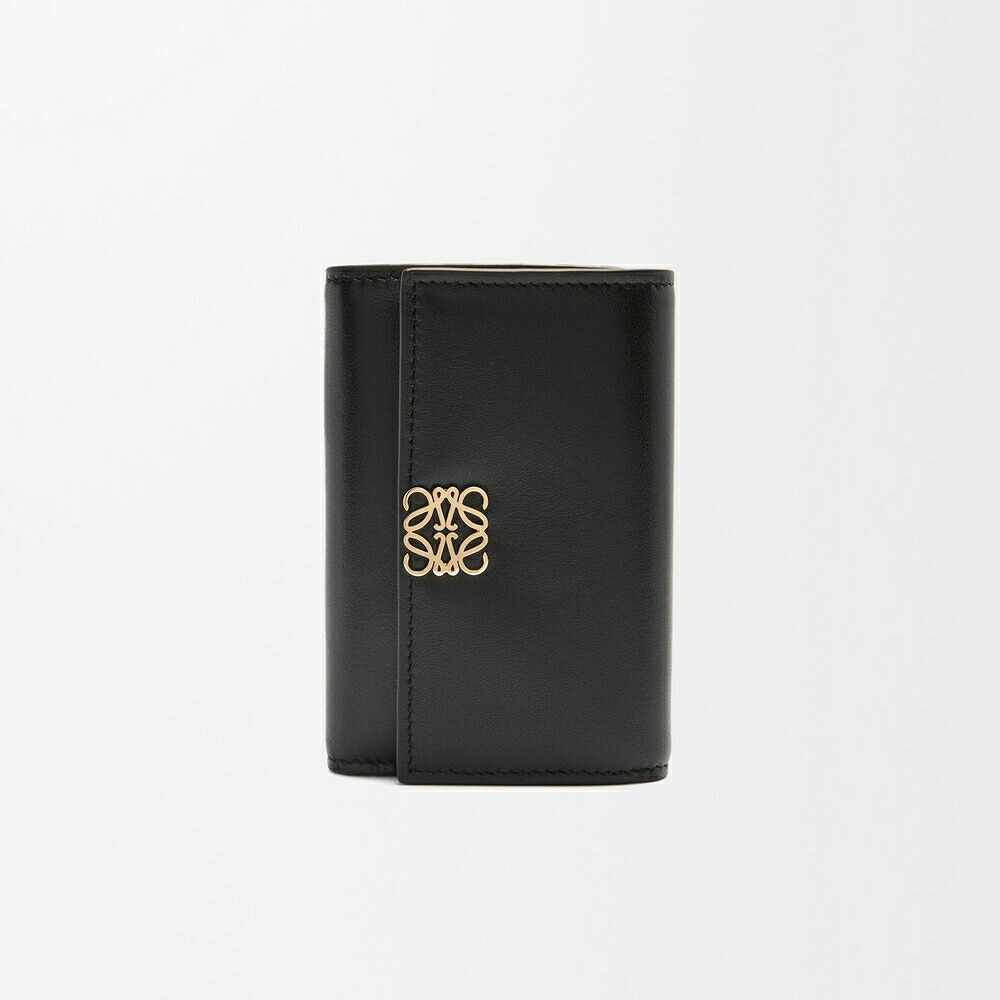ロエベ LOEWE 2026春夏レディース パファー アナグラム バーティカル ウォレット 財布 スモール【ブラック 】【送料無料】【正規品】
