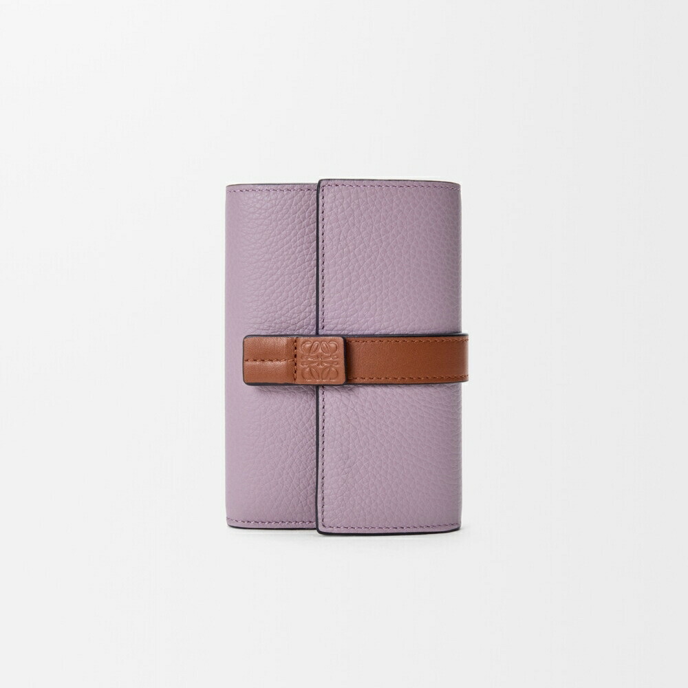 ロエベ LOEWE 2026春夏レディース バーティカル ウォレット 財布 スモール【ダーティモーヴ/スクワール 】【送料無料】【正規品】