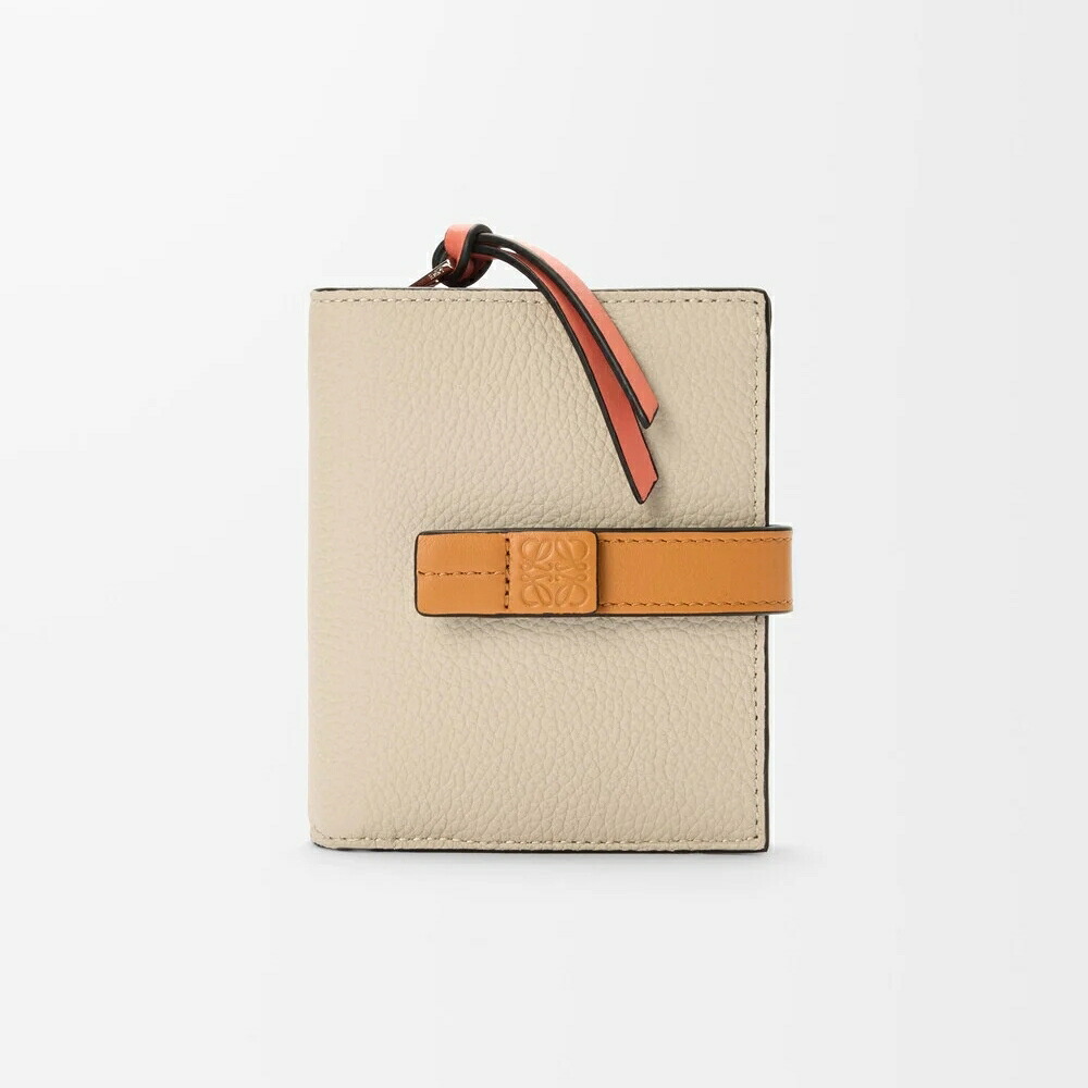 ロエベ LOEWE 2026春夏レディース コンパクト ジップウォレット 財布【ライトオーツ/ハニー 】【送料無料】【正規品】