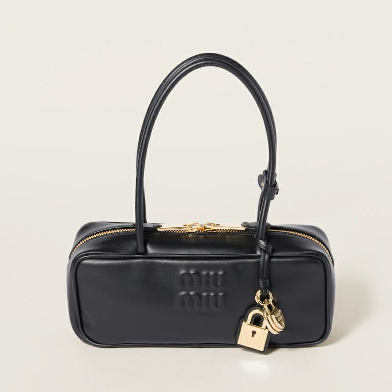 楽天市場】ミュウミュウ MIU MIU ボー ナプラックパテントレザー