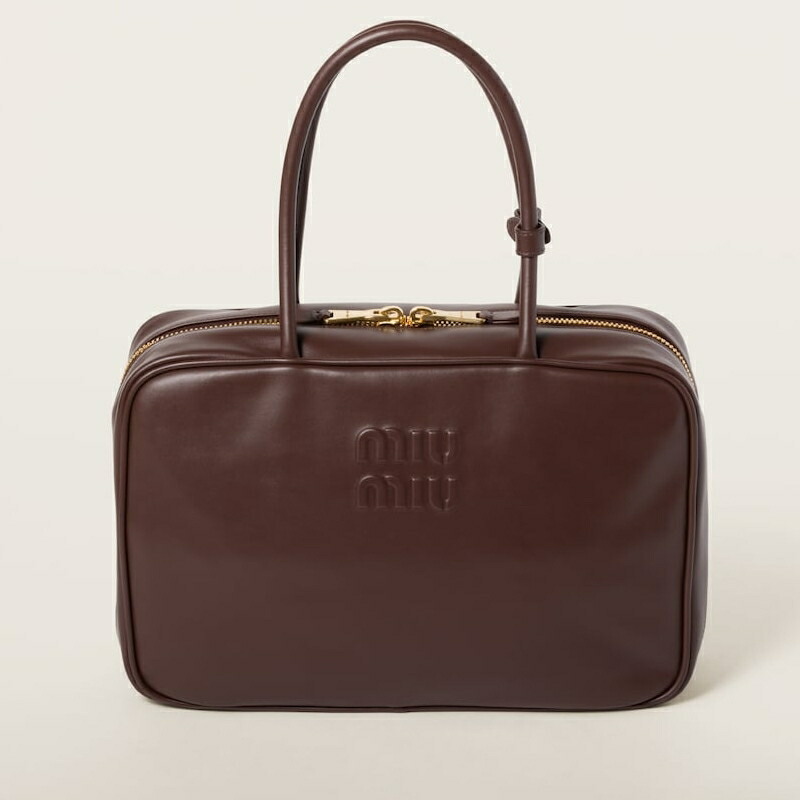 【Miu Miu】関税・送料込 レザー ボー バッグ 楽天市場】ミュウミュウ MIU MIU ボー レザー バッグ【ブラック