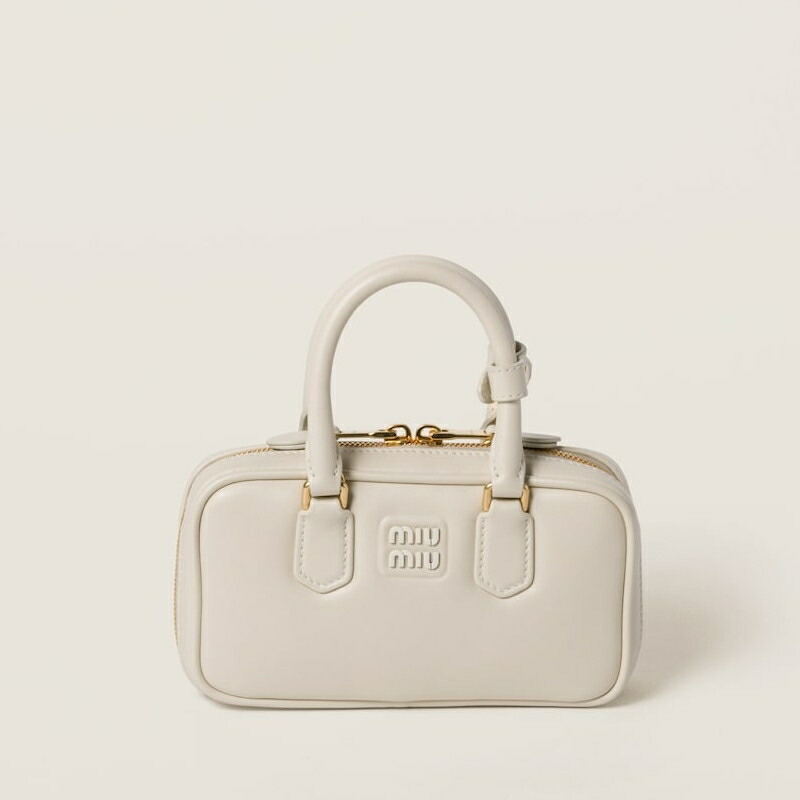 楽天市場】ミュウミュウ MIU MIU マテラッセレザー バケットバッグ