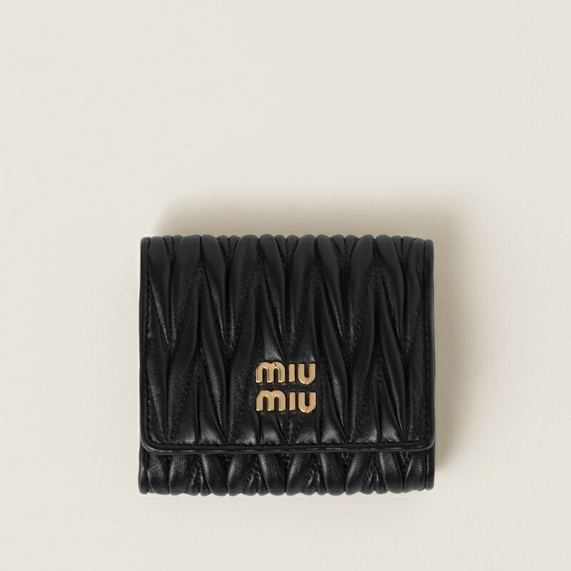 楽天市場】ミュウミュウ MIU MIU ヴィッテロダイノレザー 財布