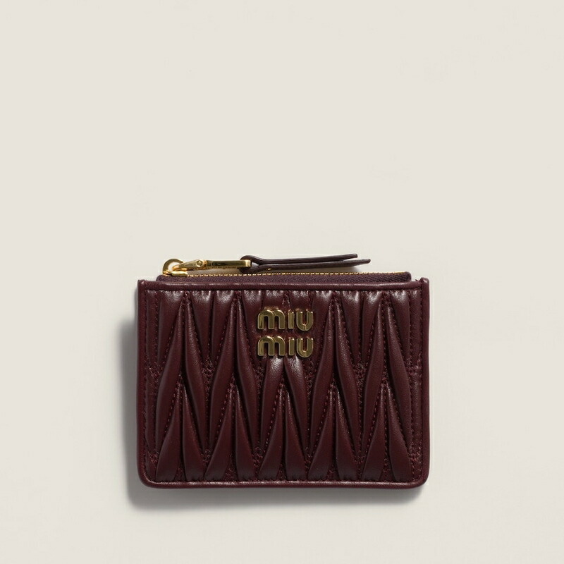 【シンプル】miumiu キルティング カードホルダー 楽天市場】MIUMIU ミュウミュウ カードホルダー 5MC016 N88