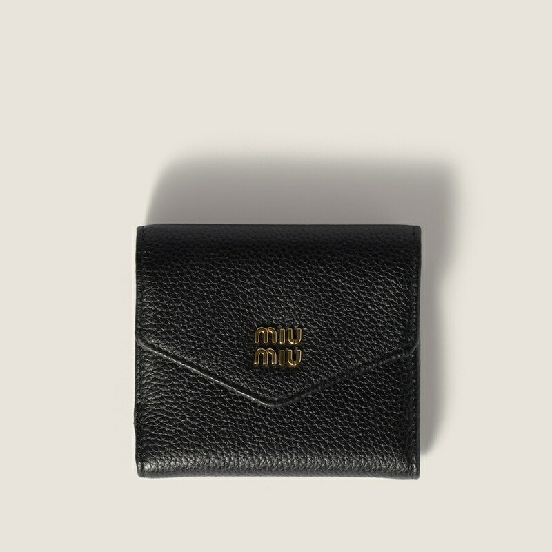 楽天市場】ミュウミュウ MIU MIU スモール ナッパレザー 財布