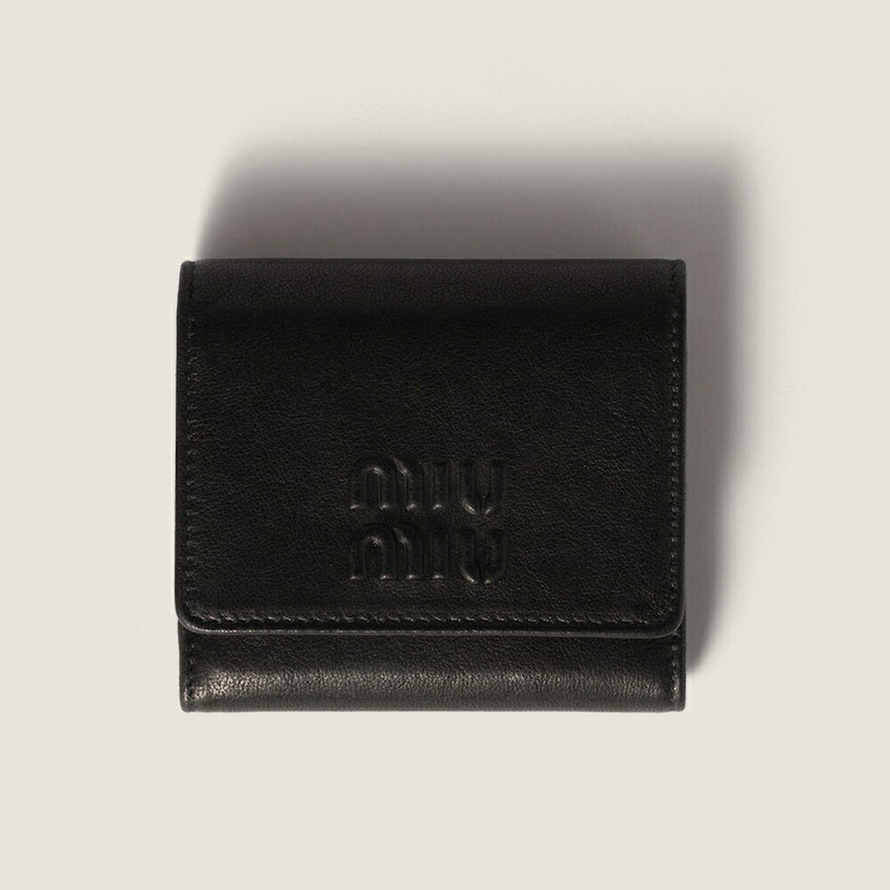 楽天市場】【即納】ミュウミュウ MIU MIU ナッパレザー 財布