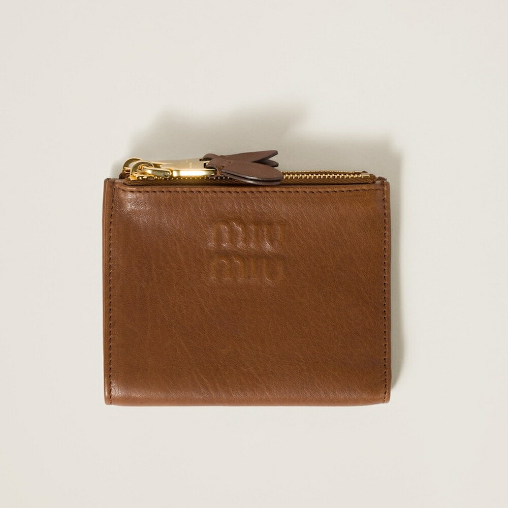 楽天市場】ミュウミュウ MIU MIU ナッパレザー 財布5ML024_AEFX_F0NBL