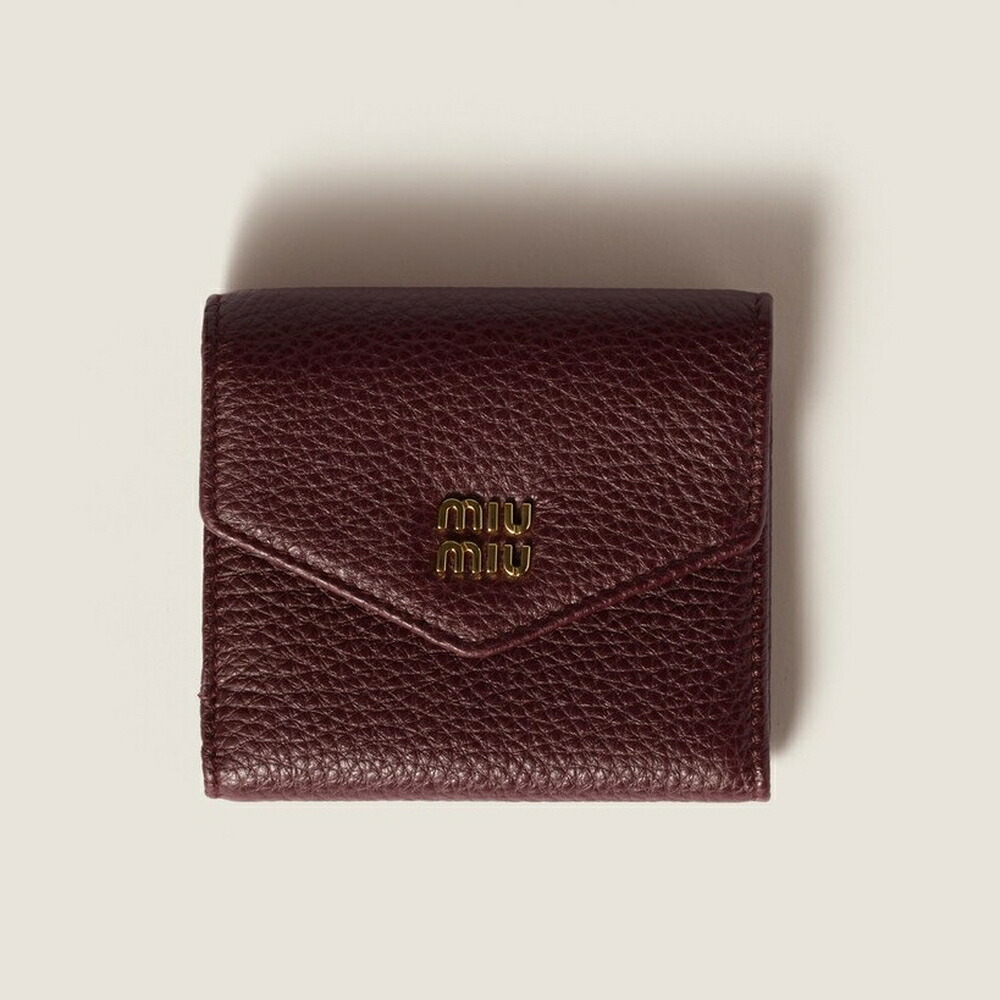 楽天市場】ミュウミュウ MIU MIU ヴィッテロダイノレザー 財布