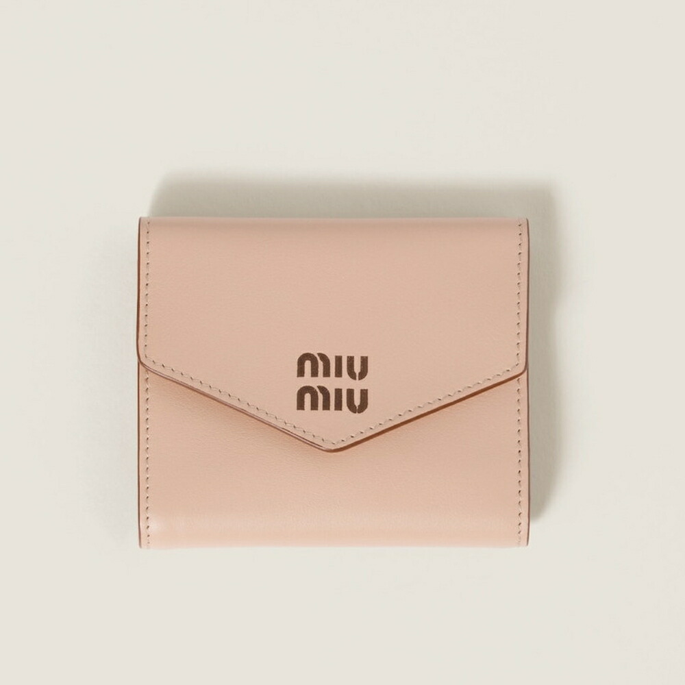ミュウミュウ MIU MIU レザー 財布5MH040_2CSB_F0A2C【コード/コニャック 】【送料無料】【正規品】