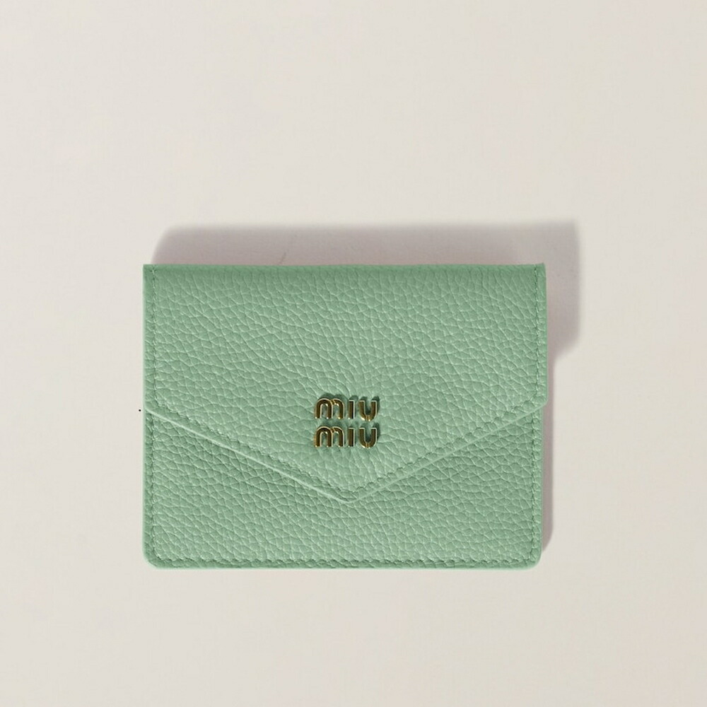 楽天市場】ミュウミュウ カードケース マチ付き名刺入れ ナッパレザー