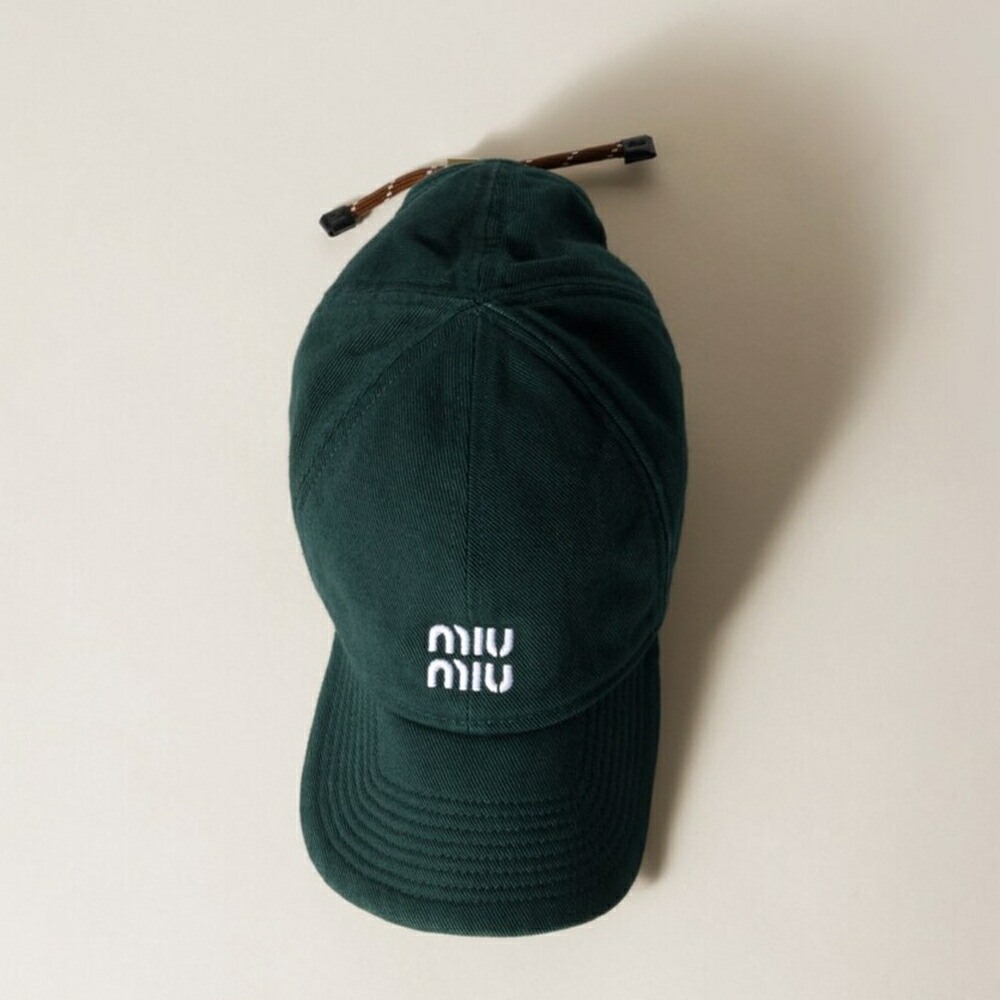 楽天市場】ミュウミュウ MIU MIU デニム ベースボールキャップ